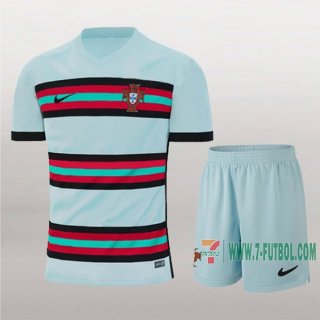 7-Futbol: Segunda Camiseta Portugal Niño Personalizadas Eurocopa 2020/2021