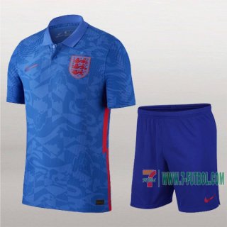 7-Futbol: Segunda Camiseta Inglaterra Niño Personalizada Eurocopa 2020/2021