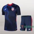 7-Futbol: Segunda Camiseta Estados Unidos Niño Personalizadas 2020/2021