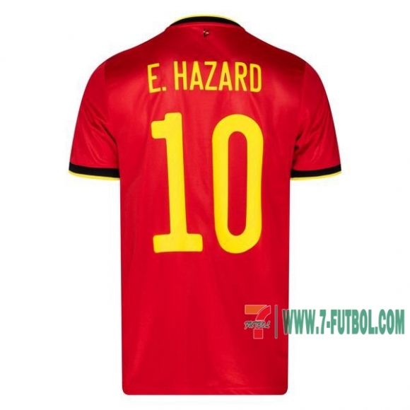7-Futbol: Las Nuevas Segunda Camisetas De Futbol Belgica E. Hazard #10 Hombre Eurocopa 2020-2021