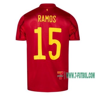 7-Futbol: La Nueva Primera Camisetas De Futbol Espana Ramos #15 Hombre Eurocopa 2020-2021