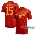 7-Futbol: Las Nuevas Primera Camiseta Espana Ramos #15 Para Niños Eurocopa 2020-2021