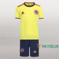 7-Futbol: Primera Camiseta Colombia Niño Personalizadas 2020/2021