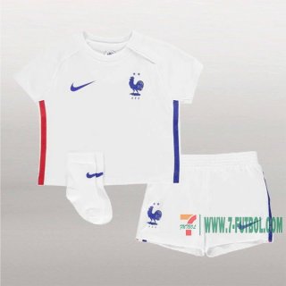 7-Futbol: Segunda Camiseta Francia Niño Personalizadas Eurocopa 2020/2021