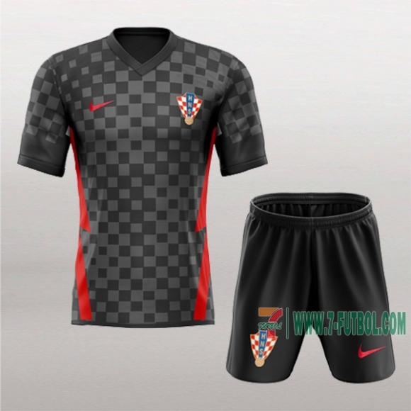 7-Futbol: Segunda Camiseta Croacia Niño Personalizadas Eurocopa 2020/2021