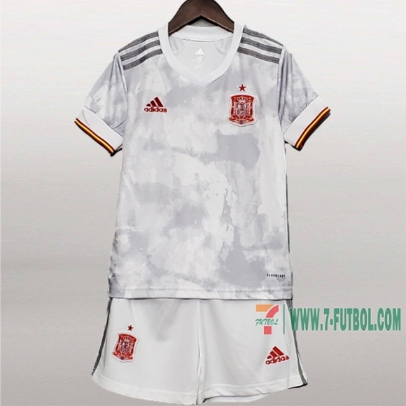 7-Futbol: Segunda Camiseta Espana Niño Personalizada Eurocopa 2020/2021