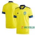 7-Futbol: Personaliza Nueva Primera Camisetas De Futbol Suecia Hombre Eurocopa 2020-2021