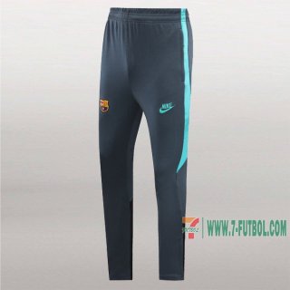 7-Futbol: La Nueva Pantalon Largo Entrenamiento Futbol Barcelona Gris Claro Verde 2019 2020