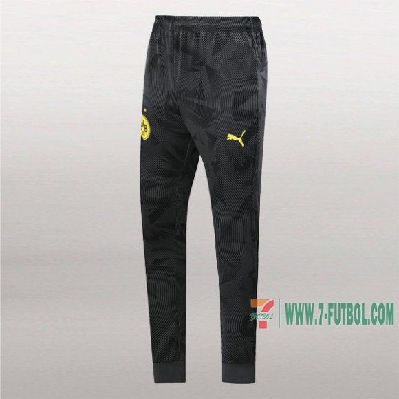 7-Futbol: La Nueva Pantalon Largo Entrenamiento Futbol Borussia Dortmund Negra 2019 2020