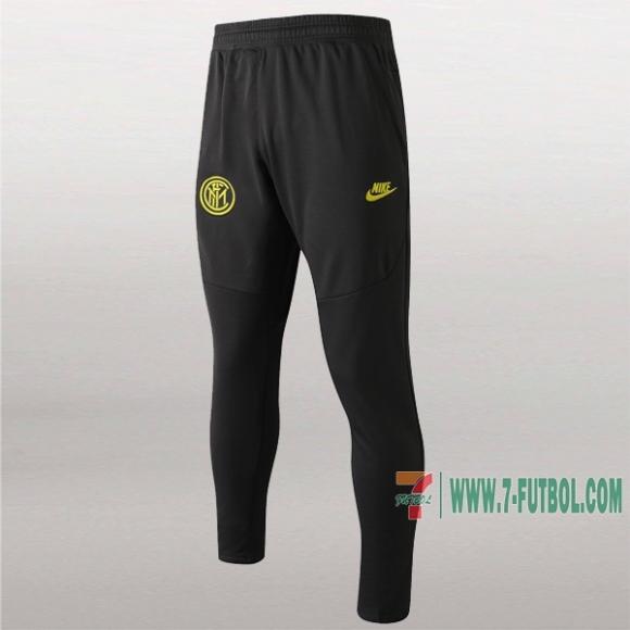 7-Futbol: La Nueva Pantalon Largo Entrenamiento Futbol Inter Milan Negra 2019 2020