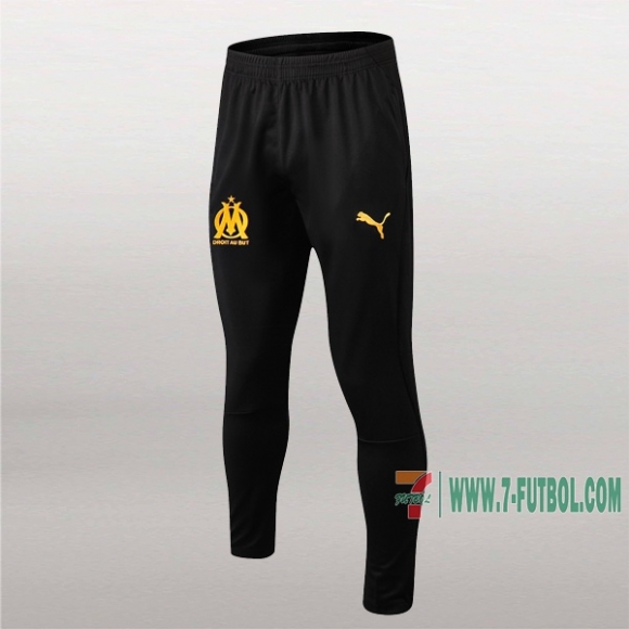 7-Futbol: La Nueva Pantalon Largo Entrenamiento Futbol Olympique De Marsella Negra 2019 2020