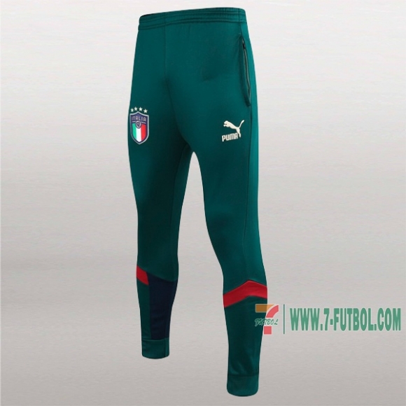 7-Futbol: La Nueva Pantalon Largo Entrenamiento Futbol Italia Verde 2019 2020