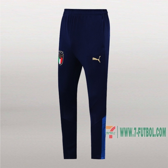 7-Futbol: La Nueva Pantalon Largo Entrenamiento Futbol Italia Azul Marino 2019 2020