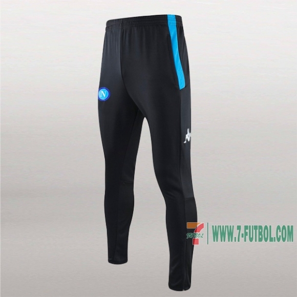 7-Futbol: La Nueva Pantalon Largo Entrenamiento Futbol Ssc Napoli Negra 2019 2020