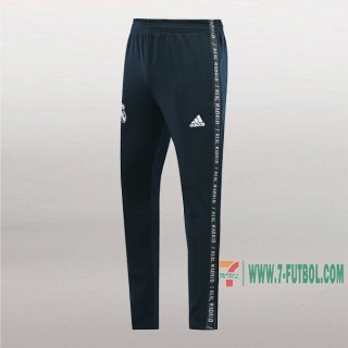 7-Futbol: La Nueva Pantalon Largo Entrenamiento Futbol Real Madrid Azul Oscuro/Blancas 2019 2020