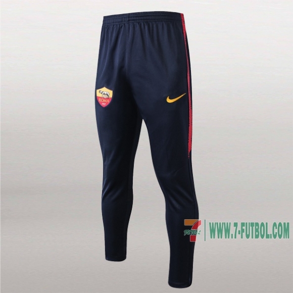 7-Futbol: La Nueva Pantalon Largo Entrenamiento Futbol As Roma Azul Marino 2019 2020