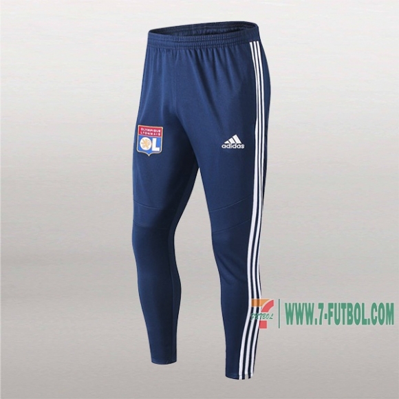 7-Futbol: La Nueva Pantalon Largo Entrenamiento Futbol Olympique Lyon Azul 2019 2020