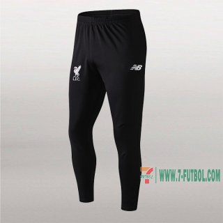 7-Futbol: La Nueva Pantalon Largo Entrenamiento Futbol Liverpool Negra/Blancas 2019 2020