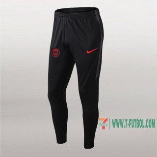 7-Futbol: La Nueva Pantalon Largo Entrenamiento Futbol Psg Paris Saint Germain Negra/Roja 2019 2020