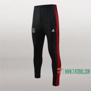 7-Futbol: La Nueva Pantalon Largo Entrenamiento Futbol Ajax Amsterdam Negra/Roja 2019 2020