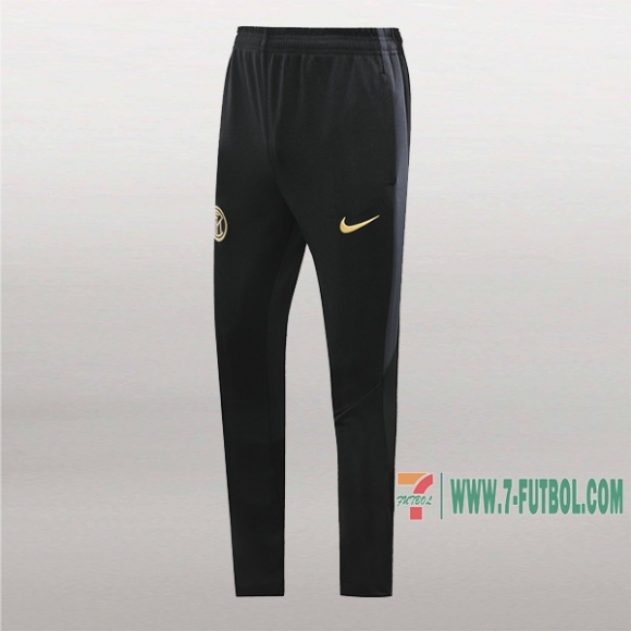 7-Futbol: La Nueva Pantalon Largo Entrenamiento Futbol Inter Milan Negra/Gris 2019 2020