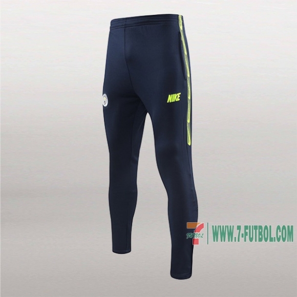 7-Futbol: La Nueva Pantalon Largo Entrenamiento Futbol Manchester City Azul Oscuro 2019 2020