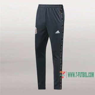 7-Futbol: La Nueva Pantalon Largo Entrenamiento Futbol Mexico Gris 2019 2020