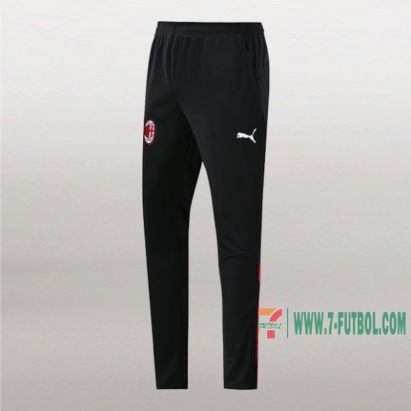 7-Futbol: La Nueva Pantalon Largo Entrenamiento Futbol Ac Milan Negra 2019 2020