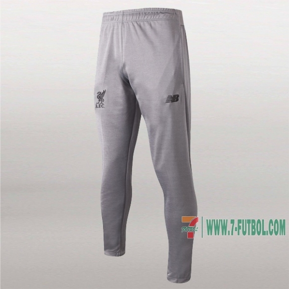 7-Futbol: La Nueva Pantalon Largo Entrenamiento Futbol Liverpool Gris 2019 2020