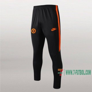 7-Futbol: La Nueva Pantalon Largo Entrenamiento Futbol Chelsea Negra Naranja 2019 2020