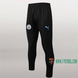 7-Futbol: La Nueva Pantalon Largo Entrenamiento Futbol Manchester City Negra Azul 2019 2020