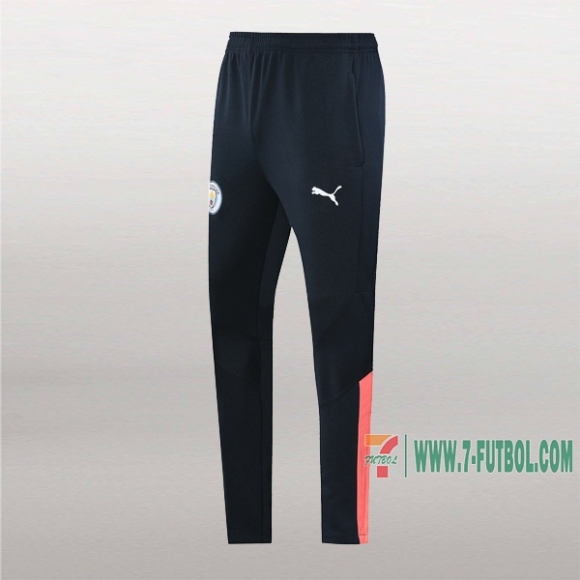 7-Futbol: La Nueva Pantalon Largo Entrenamiento Futbol Manchester City Negra Rosa 2019 2020