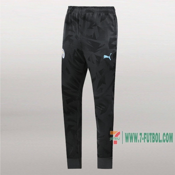 7-Futbol: La Nueva Pantalon Largo Entrenamiento Futbol Manchester City Negra 2019 2020