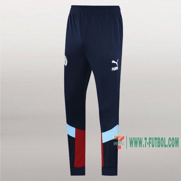 7-Futbol: La Nueva Pantalon Largo Entrenamiento Futbol Manchester City Azul Marino Roja 2019 2020