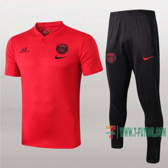 7-Futbol: La Nueva Polo Y Pantalones Del Paris Psg Manga Corta Roja 2019/2020