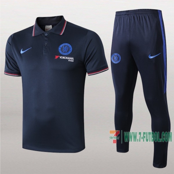 7-Futbol: Las Nuevas Polo Y Pantalones Del Fc Chelsea Manga Corta Azul Marino 2019/2020