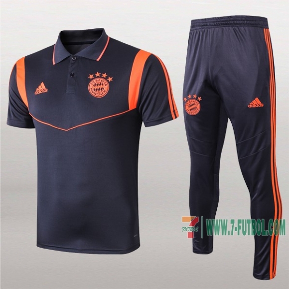 7-Futbol: Las Nuevas Polo Y Pantalones Del Bayern Munich Manga Corta Naranja 2019/2020