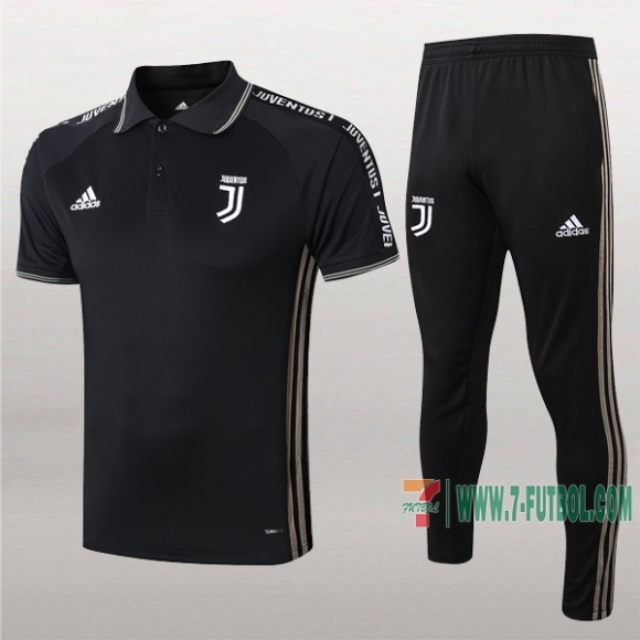 7-Futbol: Las Nuevas Polo Y Pantalones Del Juventus Manga Corta Negra 2019/2020