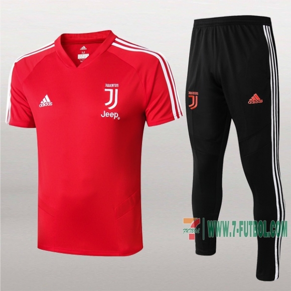 7-Futbol: Las Nuevas Polo Y Pantalones Del Juventus Manga Corta Roja 2020/2021