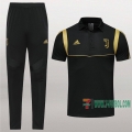 7-Futbol: La Nueva Polo Y Pantalones Del Juventus Manga Corta Negra/Amarilla 2019/2020
