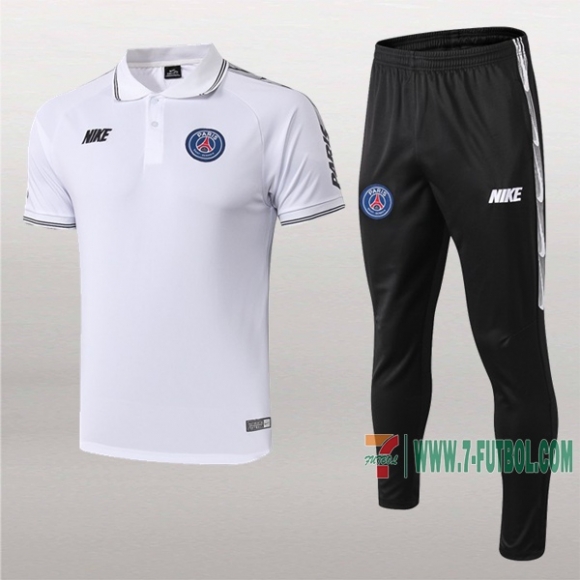 7-Futbol: Las Nuevas Polo Y Pantalones Del Paris Psg Manga Corta Blancas 2019/2020