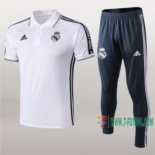 7-Futbol: Las Nuevas Polo Y Pantalones Del Real Madrid Manga Corta Blancas 2019/2020