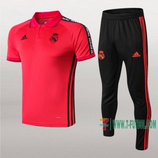 7-Futbol: Las Nuevas Polo Y Pantalones Del Real Madrid Manga Corta Roja 2019/2020