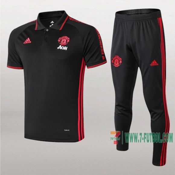 7-Futbol: La Nueva Polo Y Pantalones Del Manchester United Manga Corta Negra 2019/2020