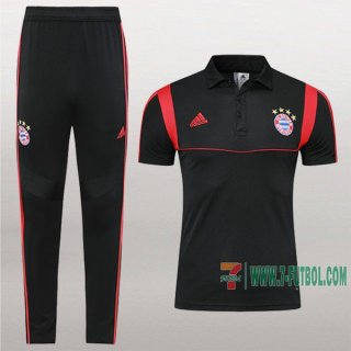 7-Futbol: La Nueva Polo Y Pantalones Del Bayern Munich Manga Corta Negra 2019/2020