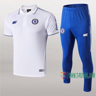 7-Futbol: Las Nuevas Polo Y Pantalones Del Fc Chelsea Manga Corta Blancas 2019/2020