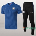 7-Futbol: Las Nuevas Polo Y Pantalones Del Inter Milan Manga Corta Azul 2019/2020