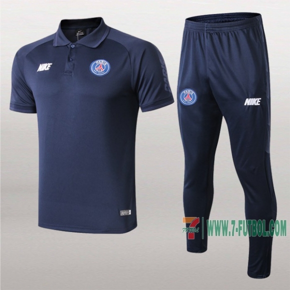 7-Futbol: La Nueva Polo Y Pantalones Del Paris Psg Manga Corta Azul Marino 2019/2020