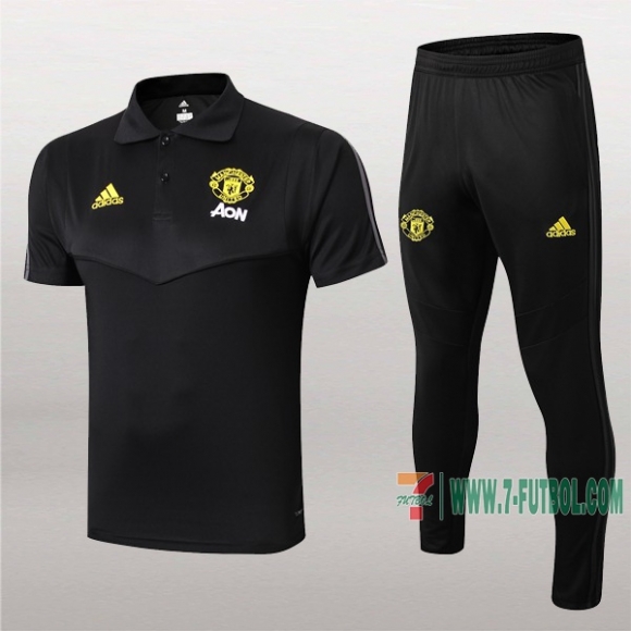 7-Futbol: Las Nuevas Polo Y Pantalones Del Manchester United Manga Corta Negra 2019/2020