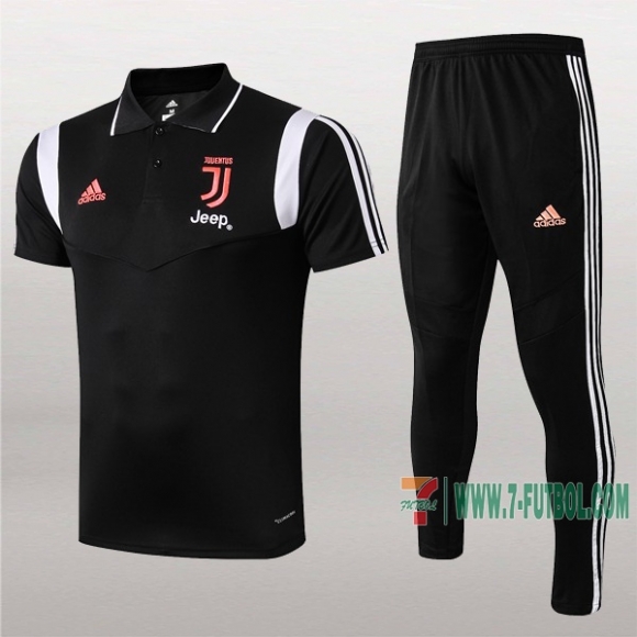 7-Futbol: La Nueva Polo Y Pantalones Del Juventus Manga Corta Negra/Blancas 2019/2020 7-Futbol: La Nueva Polo Y Pantalones Del Juventus Manga Corta Negra/Blancas 2019/2020
